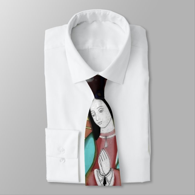 Glory To Our Lady Of Guadalupe Tie (Tied)