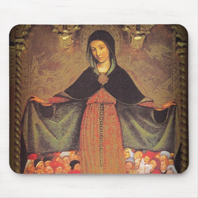 glory to our lady of mercy mouse pad (Front)