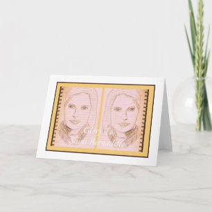 Glory To Saint Bernadette Card