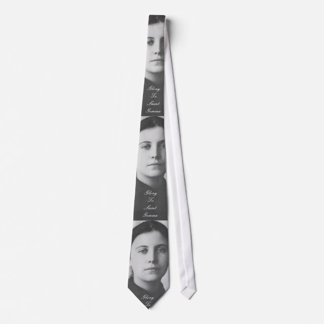 glory to saint gemma tie (Front)
