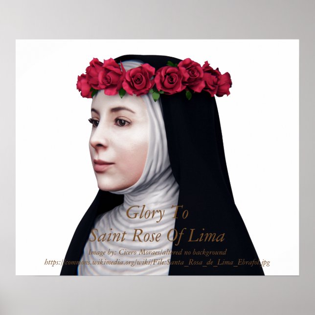 Glory To Saint Rose Of Lima Poster (Front)