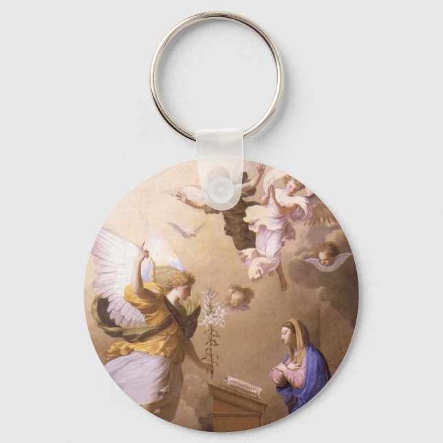 GLORY TO THE ANNUNCIATION KEY RING (Front)