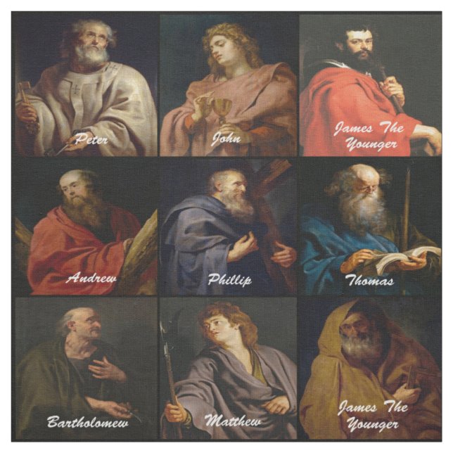Glory To The Apostles Fabric (Swatch)