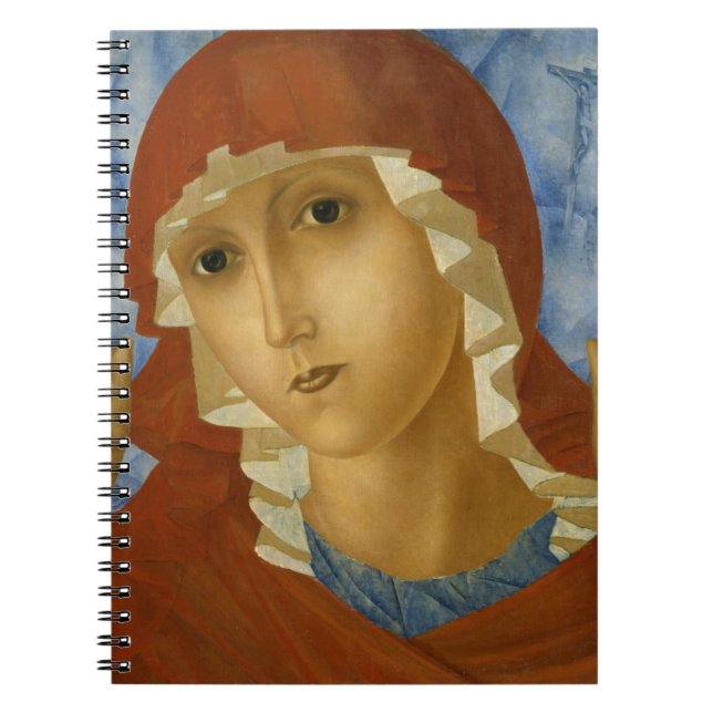 GLORY TO THE BLESSED VIRGIN MARY SPIRAL NOTEBOOK (Front)