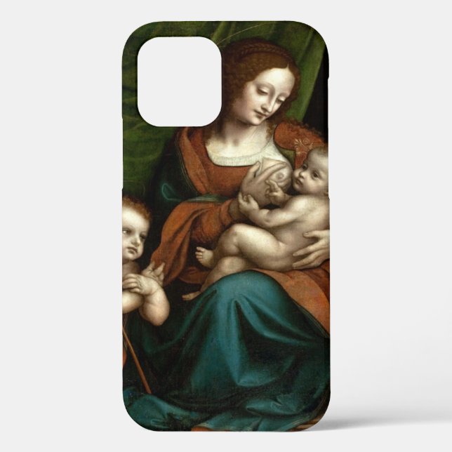 Glory To The Divine Breast of Mary Case-Mate iPhon iPhone Case (Back)
