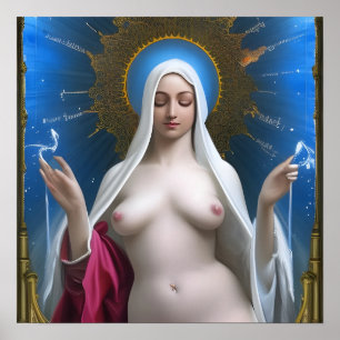 Glory To The Divine Breast of Mary   Poster