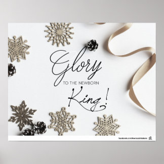 Glory to the newborn King! Poster