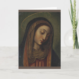 glory to the queen of heaven throw pillow holiday card