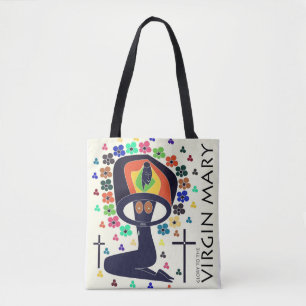 GLORY TO THE VIRGIN MARY TOTE BAG