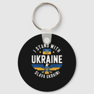 Glory To Ukraine Eagle Design Pro-ukraine Freedom Key Ring