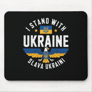 Glory To Ukraine Eagle Design Pro-ukraine Freedom Mouse Pad