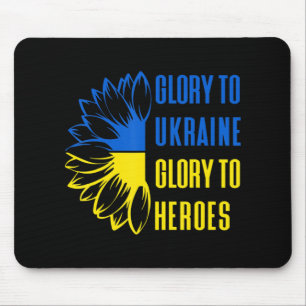 Glory To Ukraine Glory To Heroes Ukrainian Motto S Mouse Pad