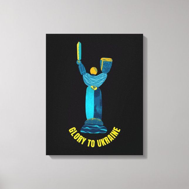 Glory To Ukraine Motherland Monument  Canvas Print (Front)