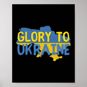 Glory To Ukraine Slava Ukraini Poster
