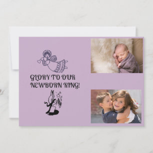 Glory to your Newborn King Holiday Card