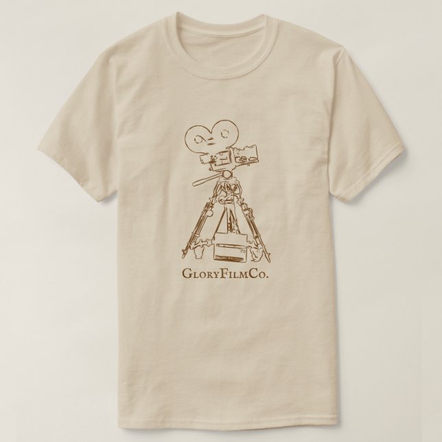 Glory Vintage Camera T-Shirt (Design Front)