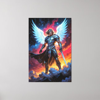 Gloryblade Archangel Michael Canvas Print