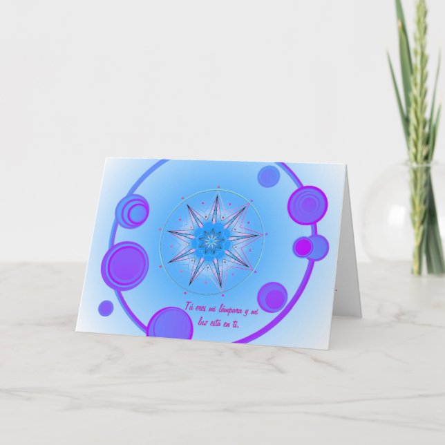 GloryStar5 (with Spanish quote) Card (Front)