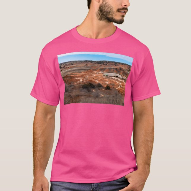 Gloss Mountains View From The Trail Active T-Shirt (Front)