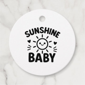 Gloss Sun Children's Hashtag Favour Tags