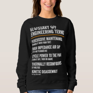 Glossary of Engineering Terms Engineer Definition Sweatshirt