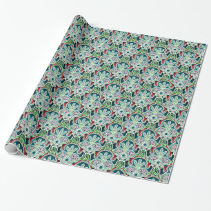 Glossy Christmas Gift wrap green