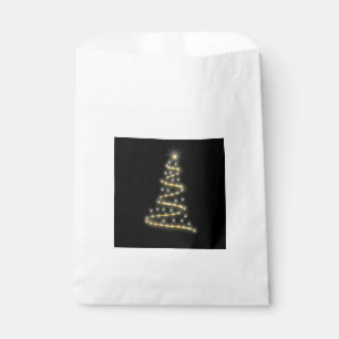 Glossy christmas tree favour bags