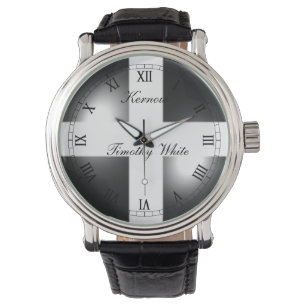 Glossy Dome Cornish Flag Watch