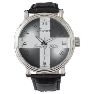 Glossy Dome Cornish Flag Watch