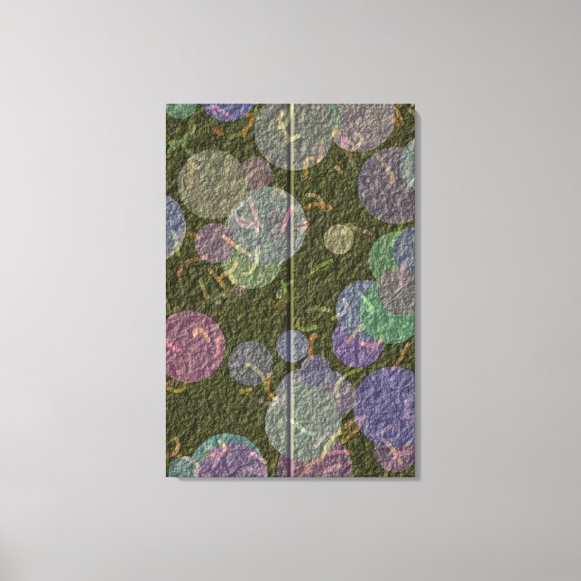 Glossy Embroidery Design  Canvas Print (Front)