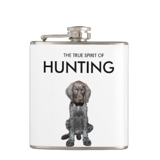 Glossy Grizzly Apres Hunt shot bottle Hip Flask