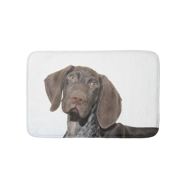 Glossy Grizzly Bath Mat (Front)