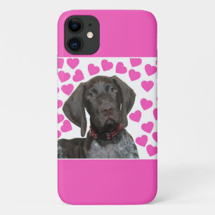 Glossy Grizzly Valentine's Puppy Love Case-Mate iPhone Case