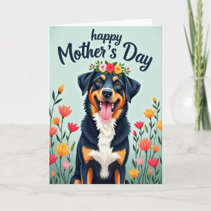 Glossy Happy Mothers Day Card