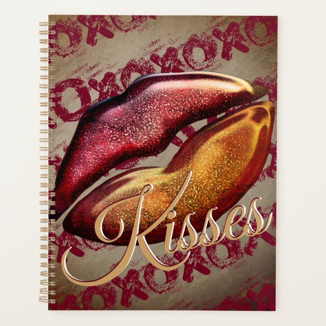 Glossy Lips Flirty Planner (Front)