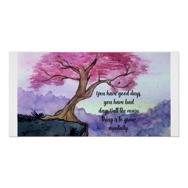 Glossy poster good days (Front)