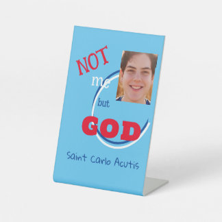 Glossy Poster Pedestal Sign