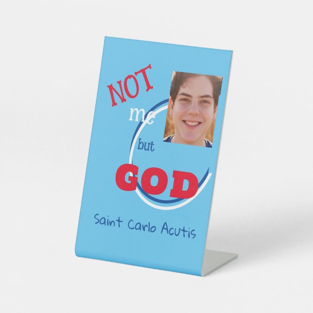 Glossy Poster Pedestal Sign (Front)
