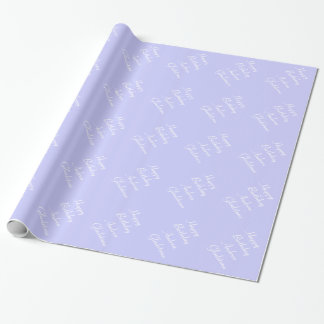 Glossy purple Birthday Wrapping Paper