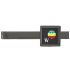 Glossy Round Happy Rasta Flag