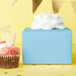 Glossy Solid Baby Blue Wrapping Paper<br><div class="desc">Do you wish to find solid colour wrapping paper for your wrapping needs.
I have made a few of the most popular colours available in my store.
If you don't find what you need,  just ask and I will make it for you</div>