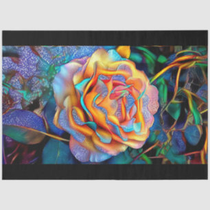 Glossy Unique Rose Art Dream Tissue Paper