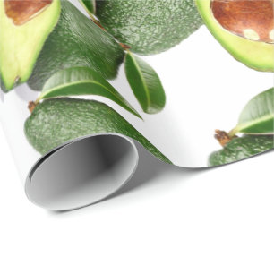 Glossy Wrapping Paper Avocados