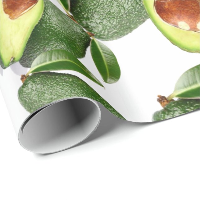 Glossy Wrapping Paper Avocados (Roll Corner)