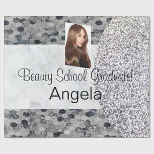 Glossy Wrapping Paper, Beauty School Graduate! Gry Paper
