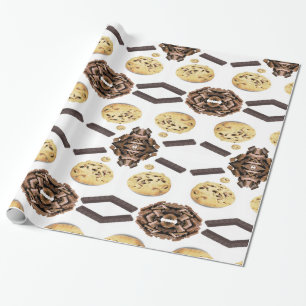 Glossy Wrapping Paper, Chocolate Chip Paper