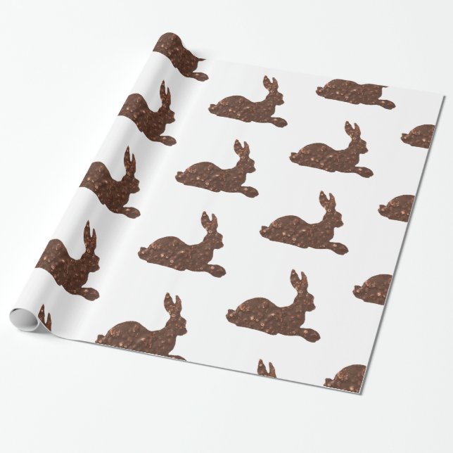 Glossy Wrapping Paper , Chocolate easter (Unrolled)