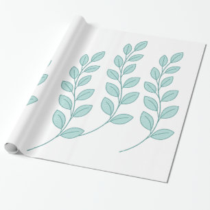 Glossy Wrapping Paper Leaves, Nature