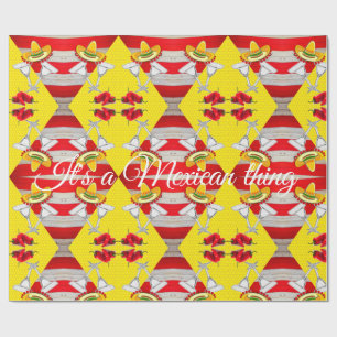 Glossy Wrapping Paper Mexican Hot Peppers