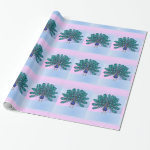Glossy Wrapping Paper, Peacock Paper